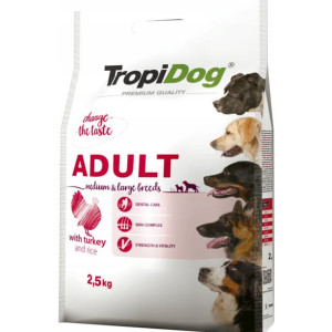 Tropidog Premium Adult Medium & Large Turkey 2,5kg