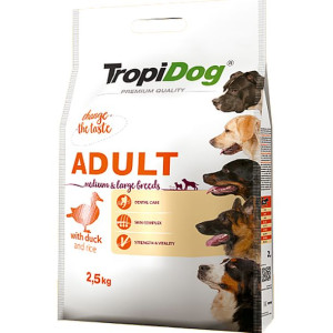 Tropidog Premium Adult Medium & Large Duck 2,5kg