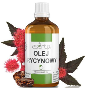 Olej rycynowy nierafinowany  Esent 100 ml