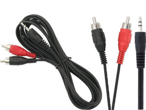 3802  Przyłącze wt.3,5st-2xwt.rca  2,5m