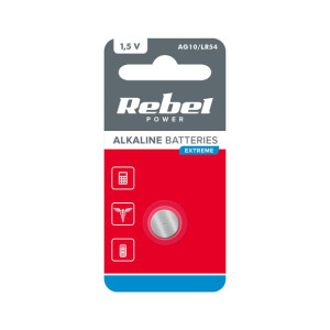 Bateria REBEL EXTREME AG10 1szt/blist.