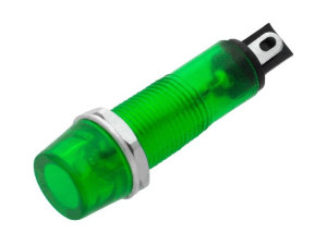 0655  Kontrolka neonowa 6mm (zielona) 230v