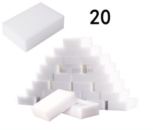 Magiczne gąbki MAGICZNA GĄBKA do czyszczenia powierzchni 20 sztuk GRUBE
