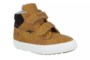 Buty dziecięce ocieplane KangaROOS 02114 camel