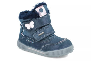 Śniegowce dziewczęce PRIMIGI 2861611 niebieski GORETEX rzepy