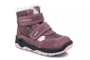 Śniegowce dziewczęce PRIMIGI 2863300 GORETEX rzepy skórzane