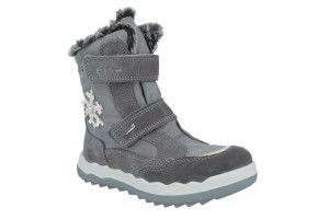 Śniegowce dziewczęce PRIMIGI 2879611 GORETEX wysokie rzepy szary