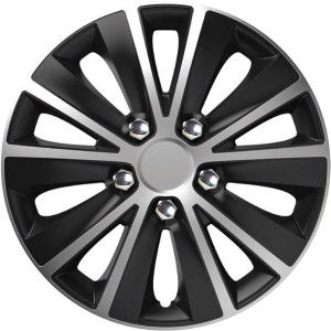 Kołpak rapide nc 16" silver&black (czarno-srebrny) ze śrubami chrom