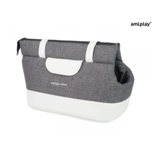 Amiplay Torba Transportowa Classic Ciemnoszara Rozmiar S