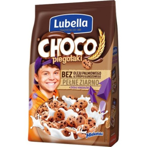 Mlekołaki Piegołaki płatki czekolada Lubella 500g