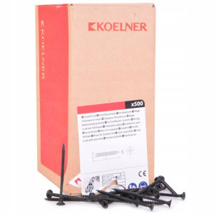 Koelner Wkręty Do Drewna Płyt Gk 3,5x45mm 500szt