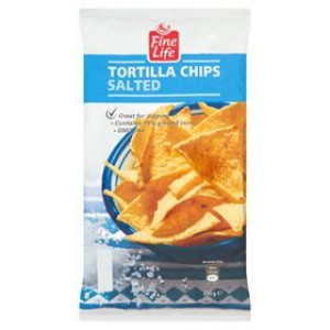 Fine Life Tortilla Chips Salted Trójkątne Chipsy Kukurydziane 200 G