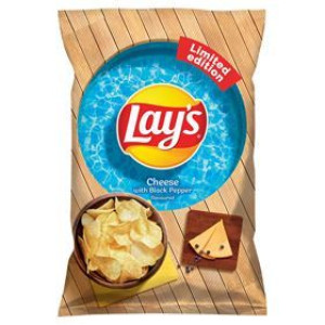 Lay's Chip. 140g Cheese/black Pepper