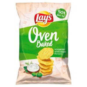 Lay's Z Pieca Pieczone Chipsy O Smaku Jogurtu Z Ziołami Ogrodowymi 125 G
