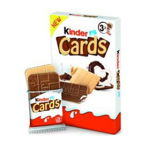Kinder Cards Batonik 25,6 G 3 Sztuki