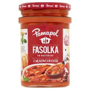 Pamapol Fasolka Po Bretońsku Z Kiełbasą 500 G