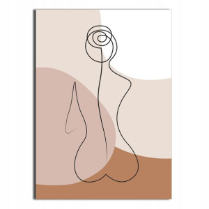 1x Obraz Art Line Body Women 70x100