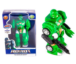 Robot Na Baterie Chodzi Świeci Różne Kolory