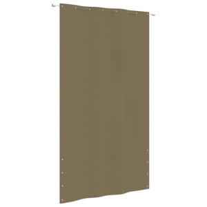 Parawan balkonowy, kolor taupe, 160x240 cm, tkanina Oxford