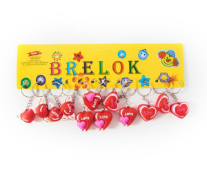 BRELOK GUMOWY SERDUSZKO zawieszka ZESTAW 12szt