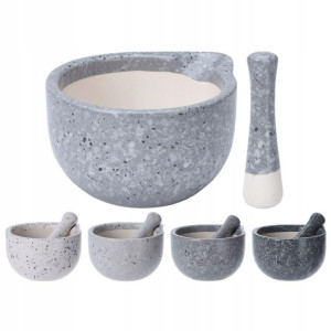 Moździerz Kuchenny Ceramiczny Do Przypraw Tłuczek
