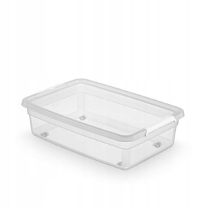 Pojemniki Plastikowe Pudło Organizer Pokrywa 29l