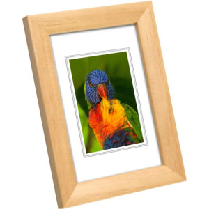 Ramka Na Zdjęcia Naturalna Rama Drewniana 50x60 Cm