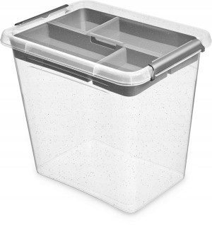 Pojemniki na żywność MIKROSREBRO organizer 30l