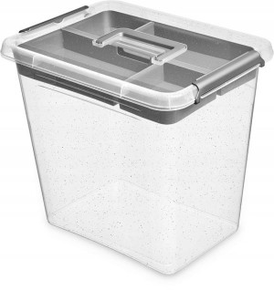 Pojemniki na żywność MIKROSREBRO organizer 30l