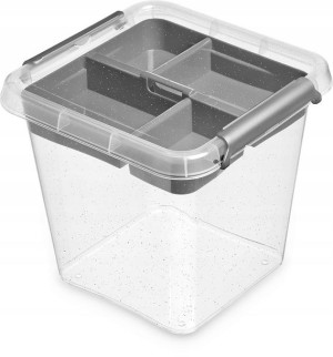 Pudło pojemnik plastikowy organizer na żywność 4l