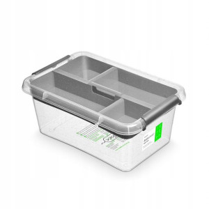 Organizer pojemnik ANTYBAKTERYJNY plastikowy 4,5l
