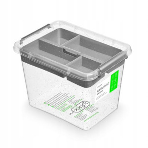 Organizer pojemnik plastikowy ANTYBAKTERYJNY 2,5l