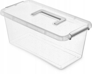 Pudło pojemnik plastikowy box organizer 8l