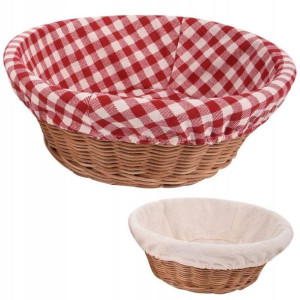 Koszyk Rattan Okrągły Na Pieczywo Chleb 22 Cm