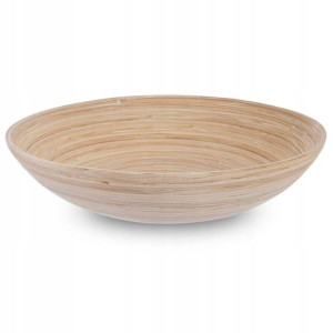 Miska bambusowa drewniana dekoracyjna 30 cm