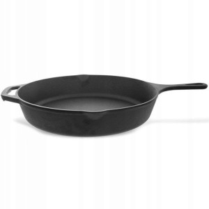 Patelnia Żeliwna Indukcja Gaz Talerz Żeliwny 30 Cm