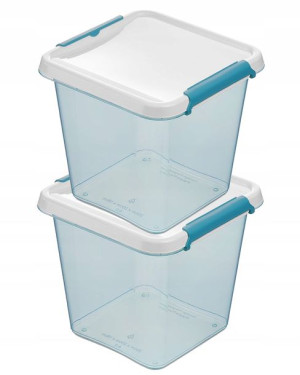 Pojemniki Na Żywność Plastikowe Zestaw 2x 4l