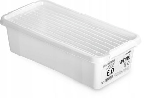 Pudło pojemnik plastikowy organizer pokrywa 6l