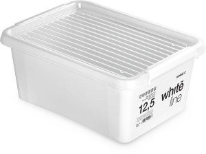 Pudło Plastikowe Pojemnik Organizer Pokrywa 12,5l