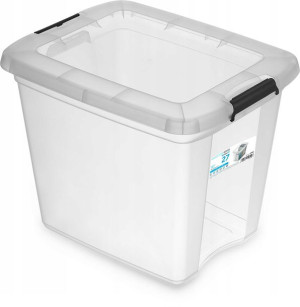 Organizer pojemnik plastikowy z pokrywą 27l