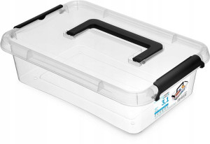 Pojemnik Organizer Plastikowy Pudło Pokrywa 3,1l