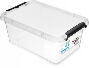 Organizer Pojemnik Plastikowy Pudło Pokrywa 4,5l