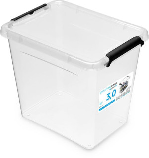 Pojemnik Ogranizer Plastikowy Pudło Z Pokrywą 3l