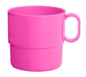 Kubki plastikowe kubek dla dzieci z uchem 250 ml