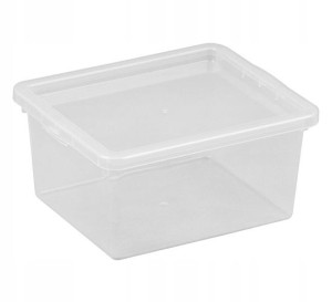Pojemnik Plastikowy Z Pokrywą Organizer 2,3l