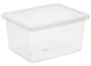 Pojemnik Pudło Plastikowe Pojemniki Z Pokrywą 20l