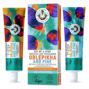 Natural Toothpastes dwuetapowy zestaw naturalnych past do zębów