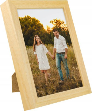 Ramka Na Zdjęcia Ramki Drewniana 15x21 Naturalna