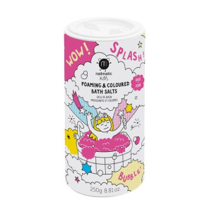 Coloured Bath Salts pieniąca się sól do kąpieli dla dzieci Pink 250g