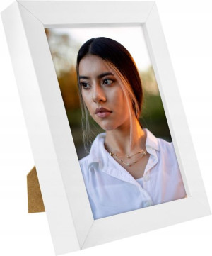 Ramka Na Zdjęcia Ramki Foto 10x15 Cm Biała A6